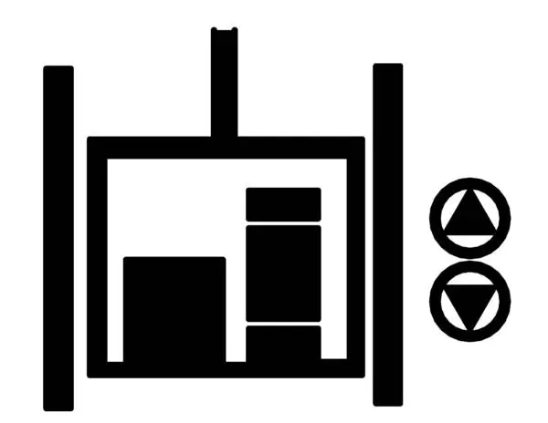 Freight Elevator Symbol