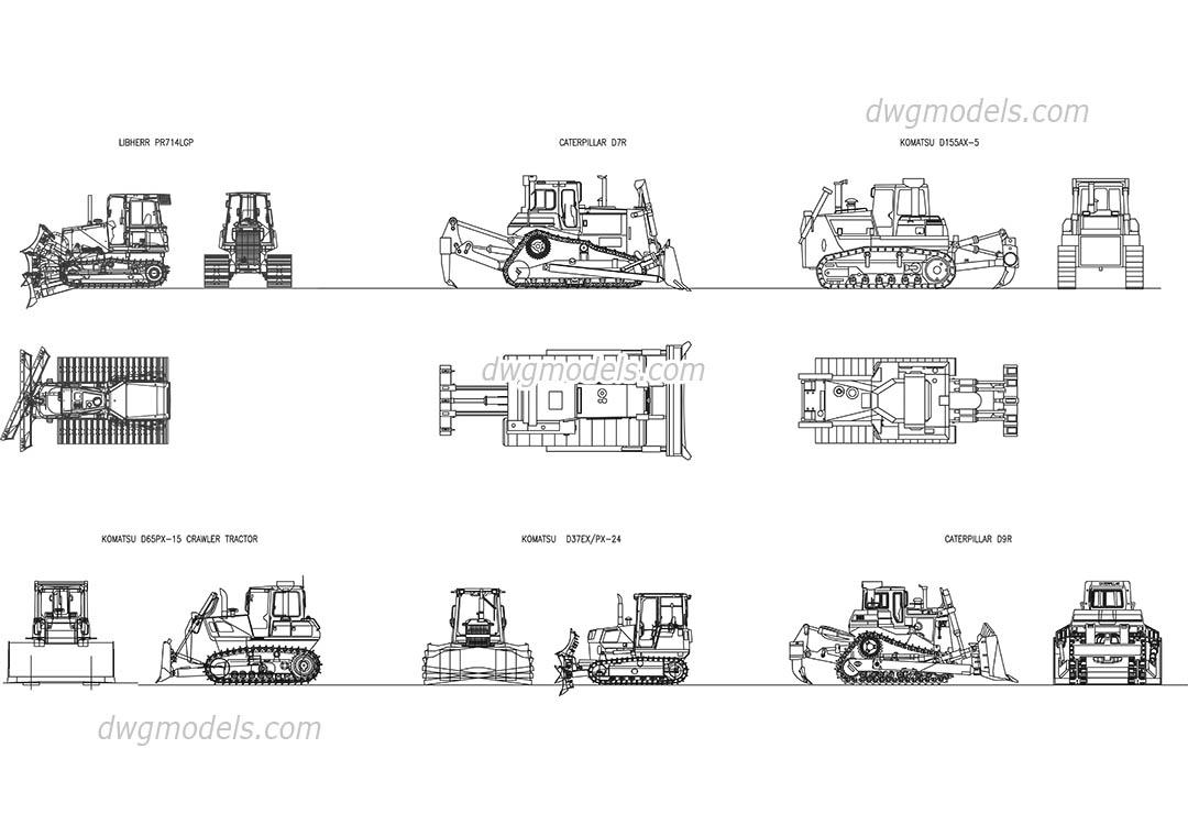 Crawler tractor Bulldozer