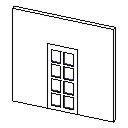 Single Door Glass