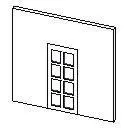 Single Door Glass