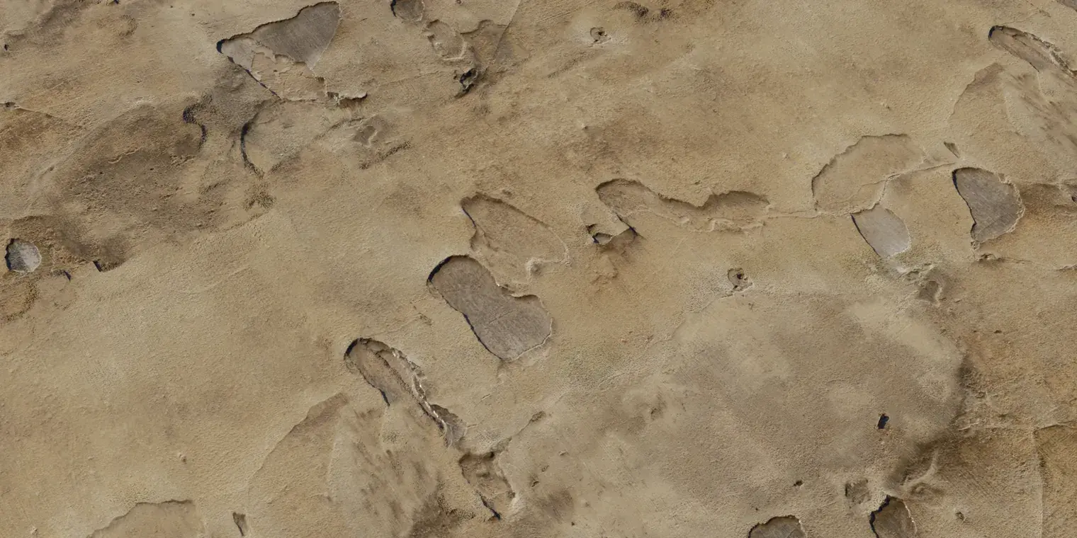 Rough Plaster Broken