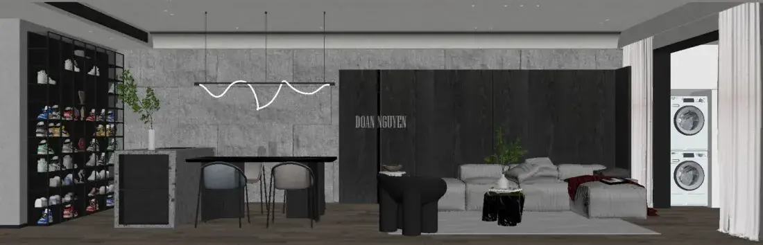 Interior Scene Model Livingroom 565