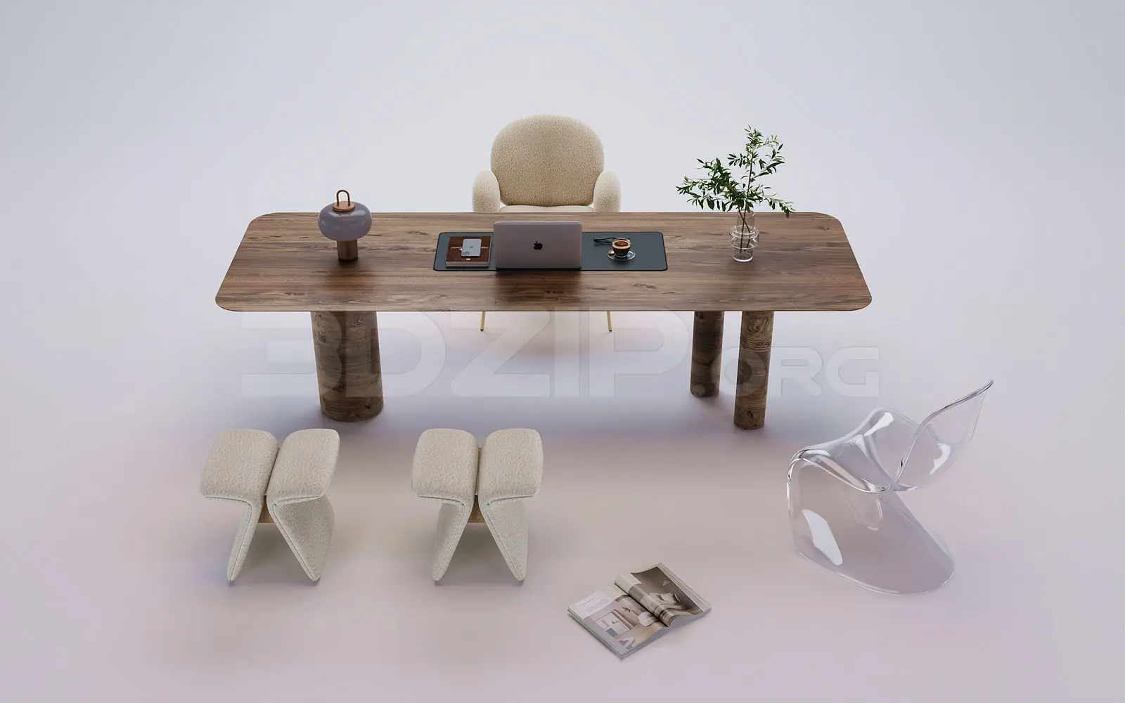 Work Desk — preview 1 (3dzip)