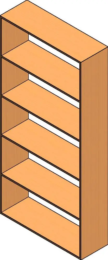36x76x12 Book Case
