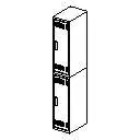 Locker - Double Unit - Medium
