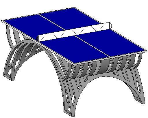 Modern Ping Pong table