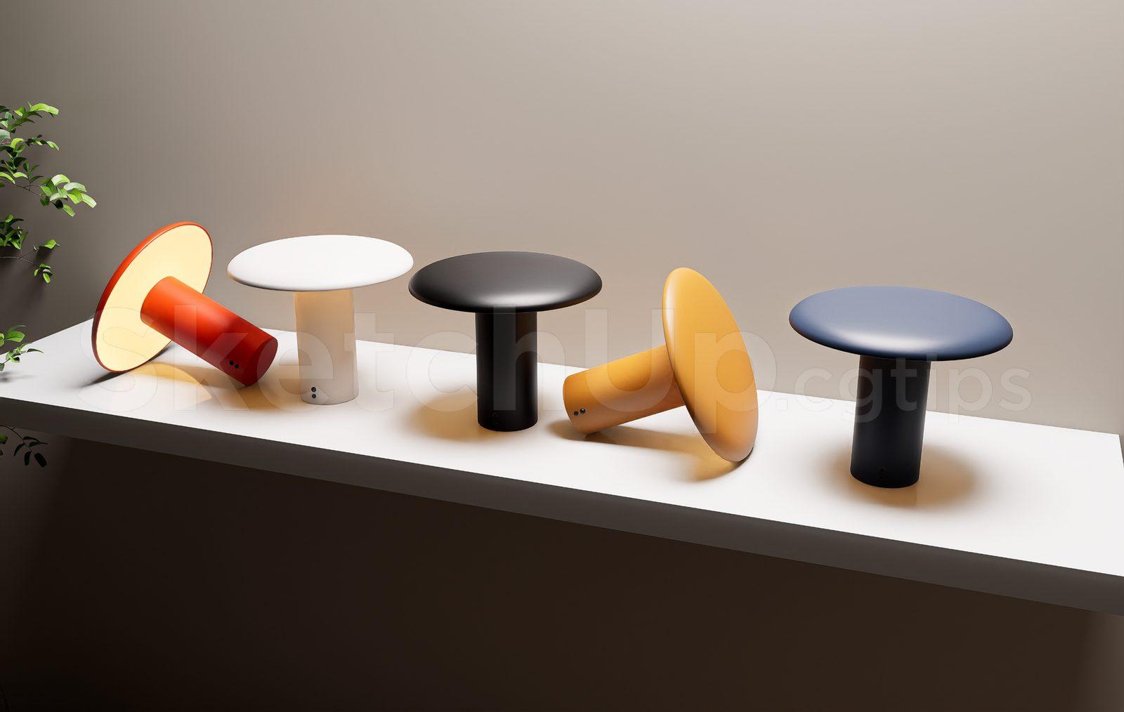 Modern Mushroom Table Lamp Collection
