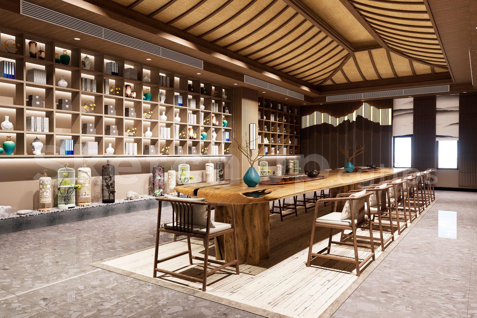 Tea Room Interior