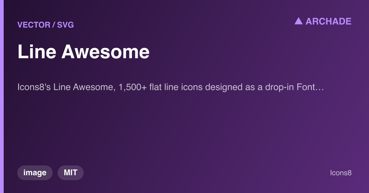 Line Awesome