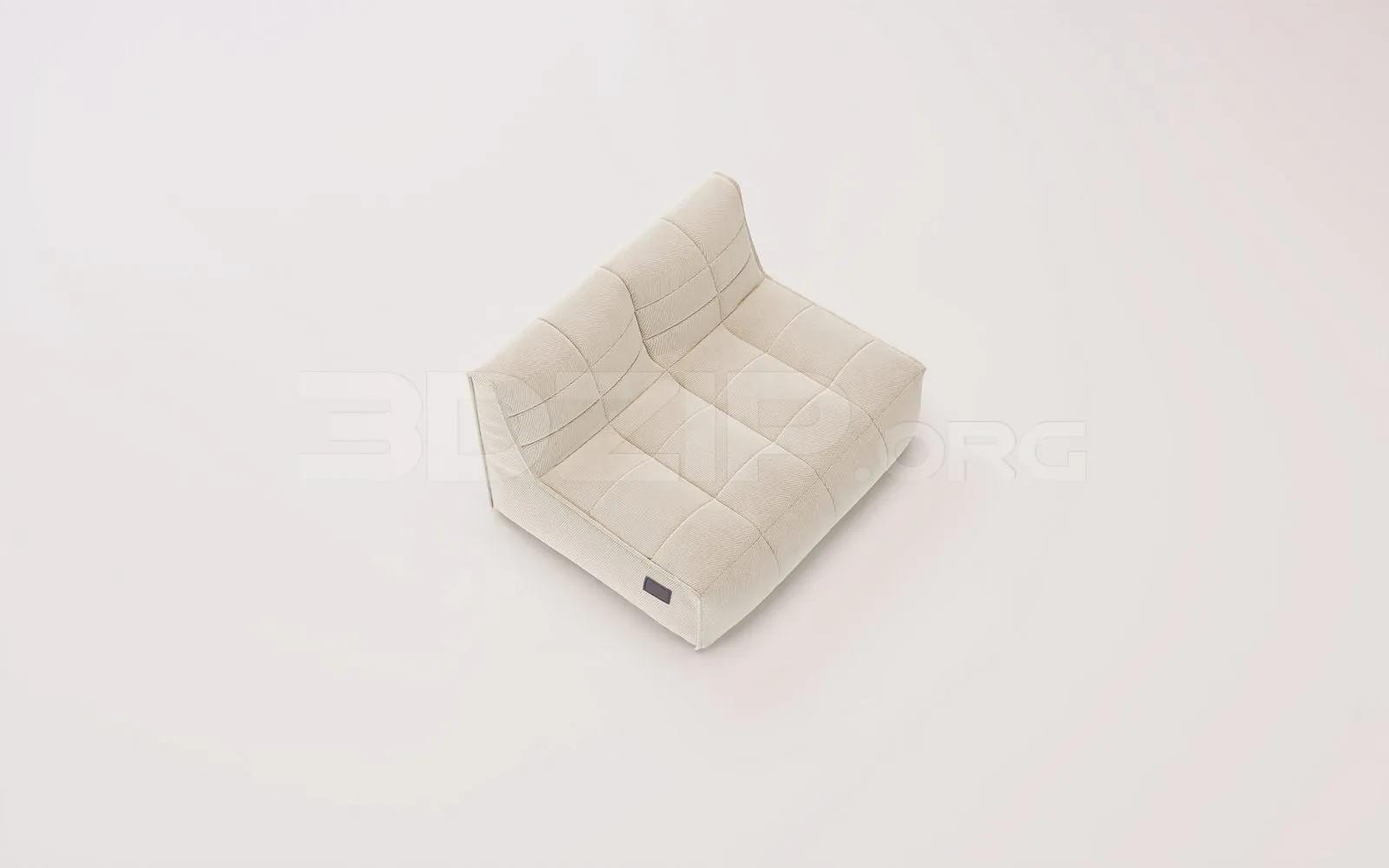 Lounge Chair 3D Model for Interior Projects