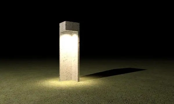 External Concrete Garden Light