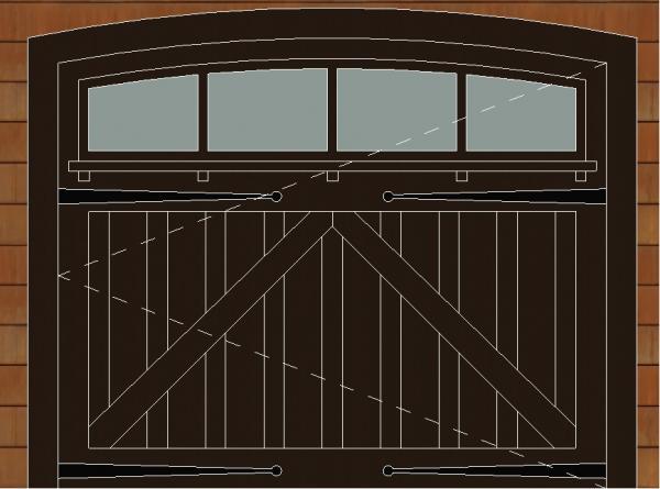 9070 Hinged Garage Door