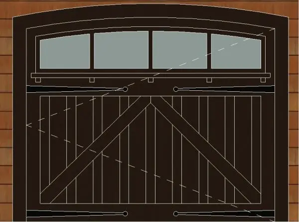 9070 Hinged Garage Door