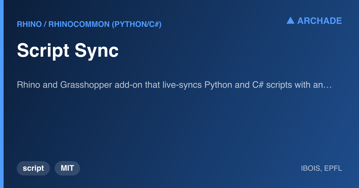 Script Sync