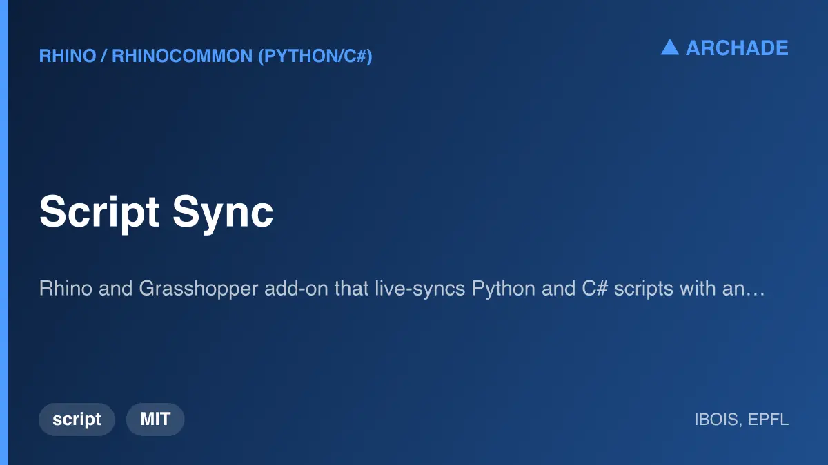 Script Sync