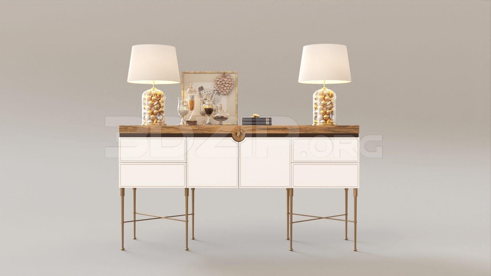 Console Table — preview 1 (3dzip)