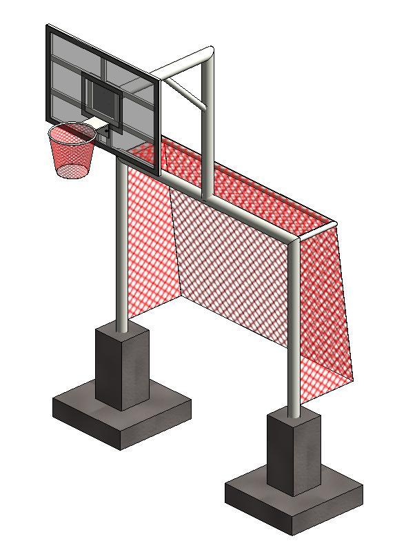 Tablero De Bkb Con Marco Para Futbol