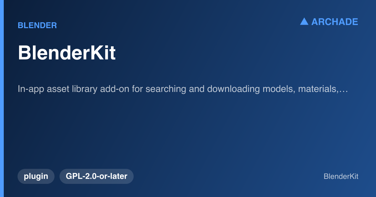 BlenderKit