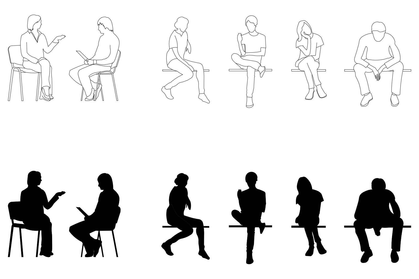 People sitting