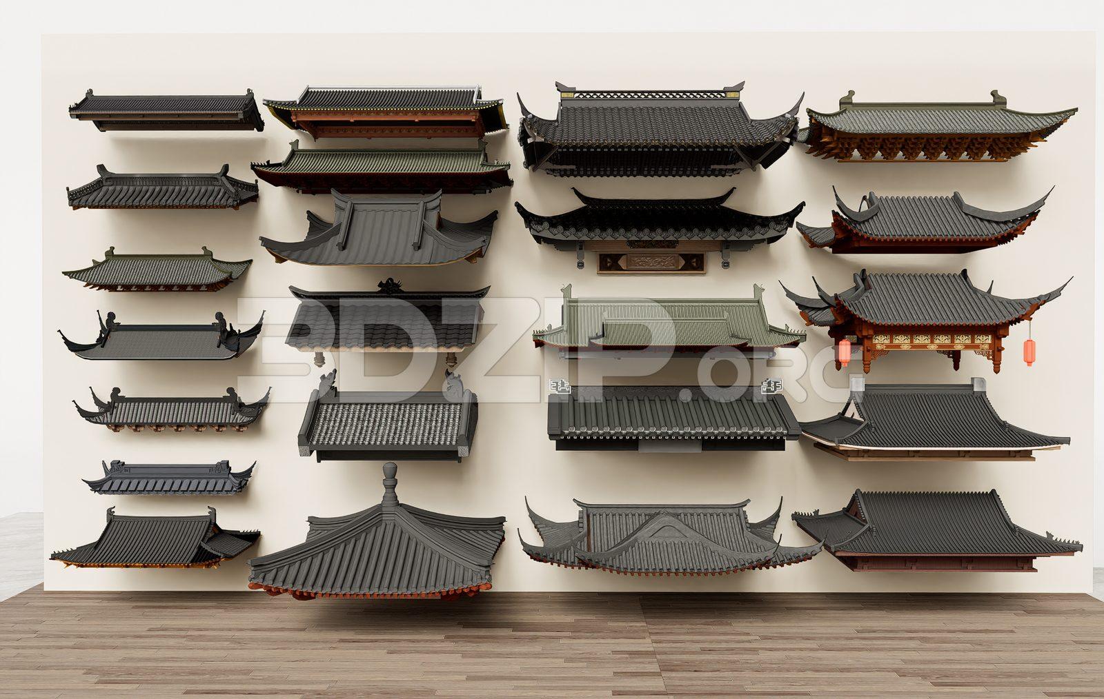 Traditional Asian Roof Collection