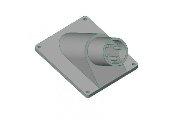 Industrial Socket Unswitched
