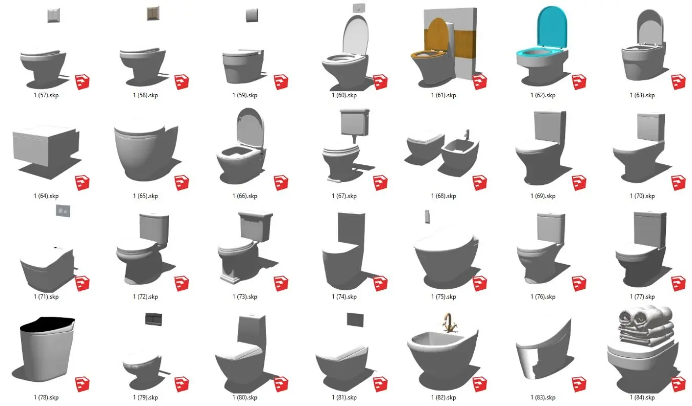 Toilet and Bidet