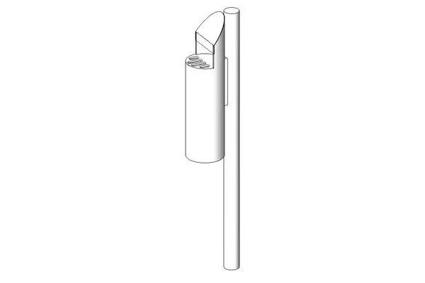 Cigarette Butt Receptacle