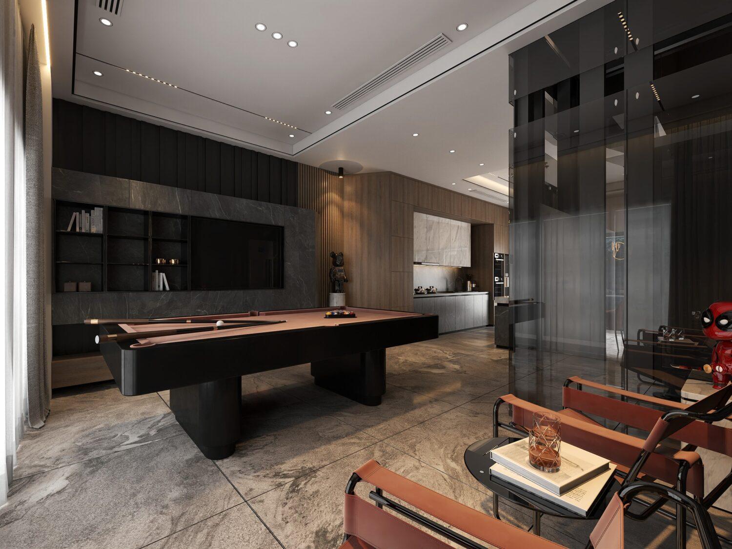 Billiard room Interior