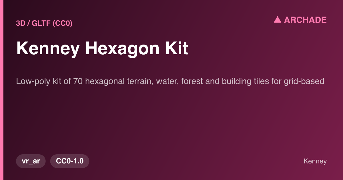 Kenney Hexagon Kit