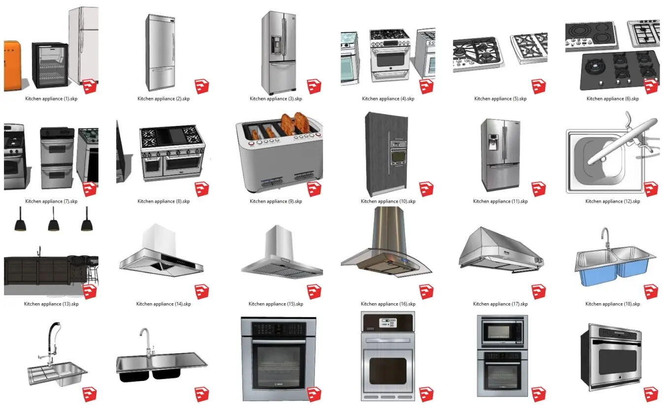 Kitchen appliance — preview 1 (cgtips)