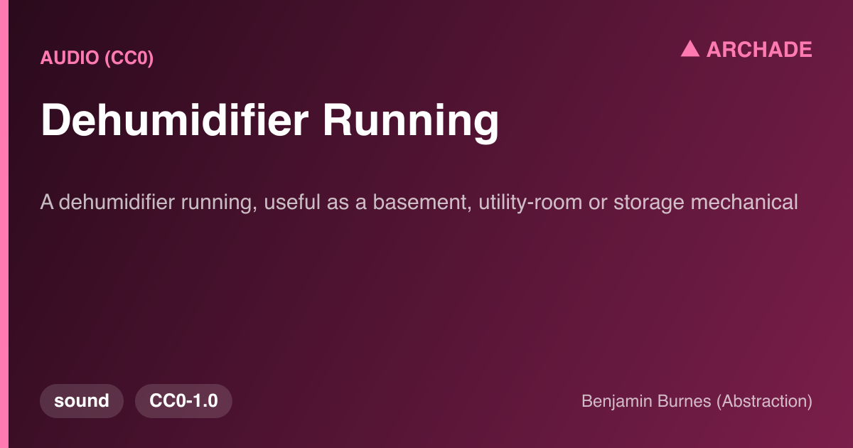 Dehumidifier Running — preview 1