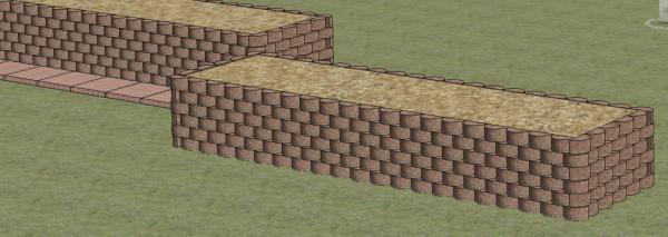 Garden Brick Wall