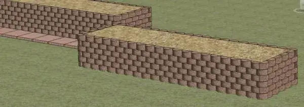 Garden Brick Wall