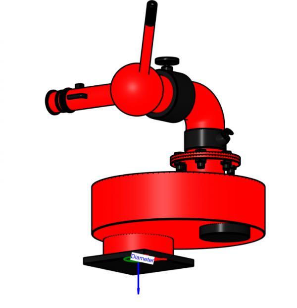 Fire Oscillating Monitor Nozzle
