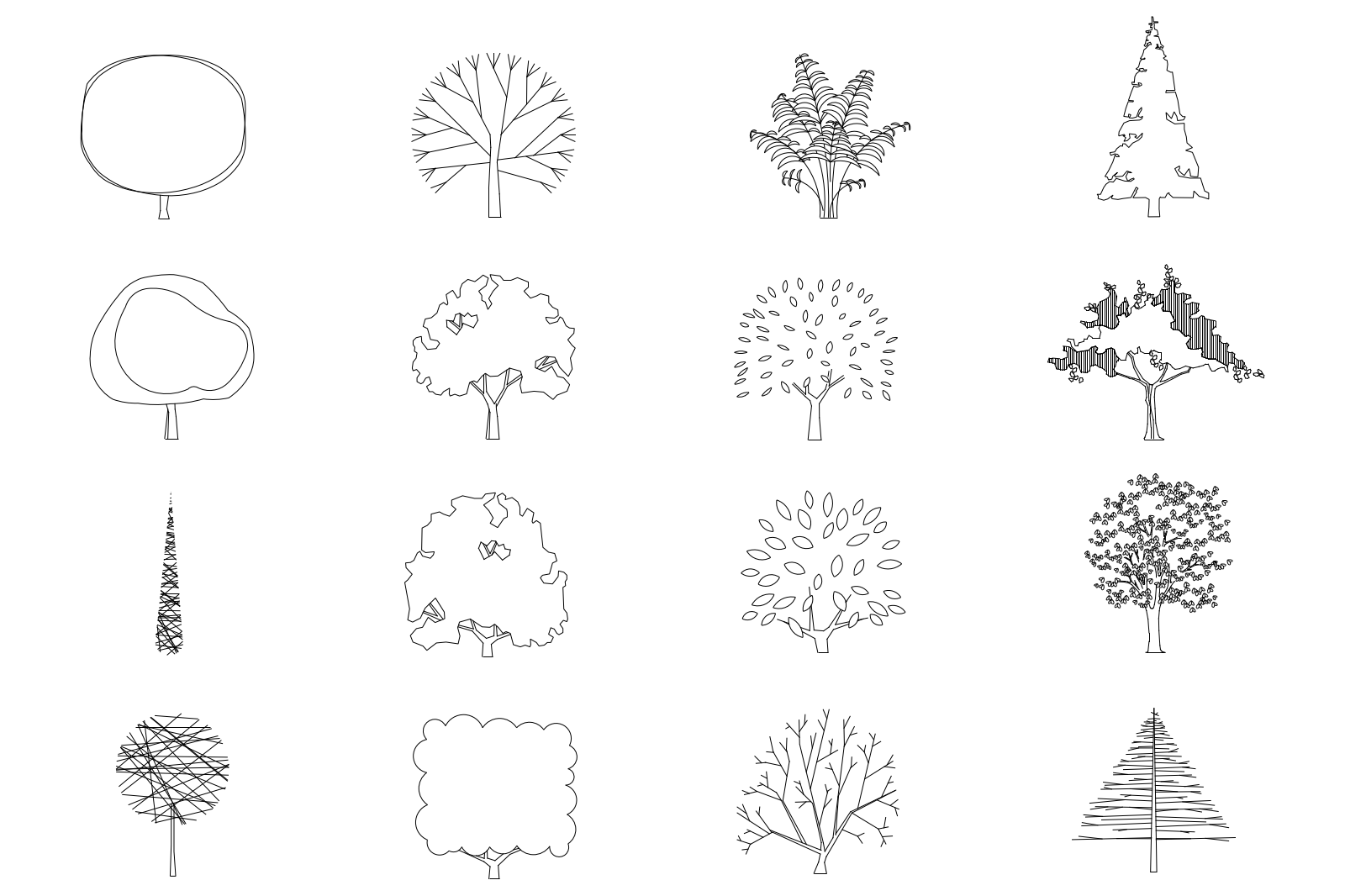 Trees Side View