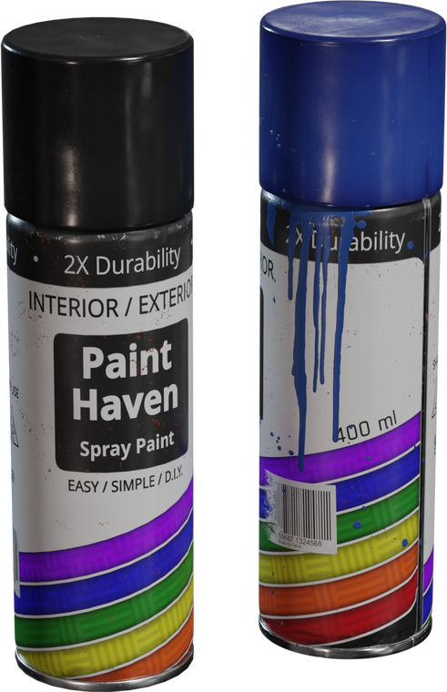 Spray Paint Bottles