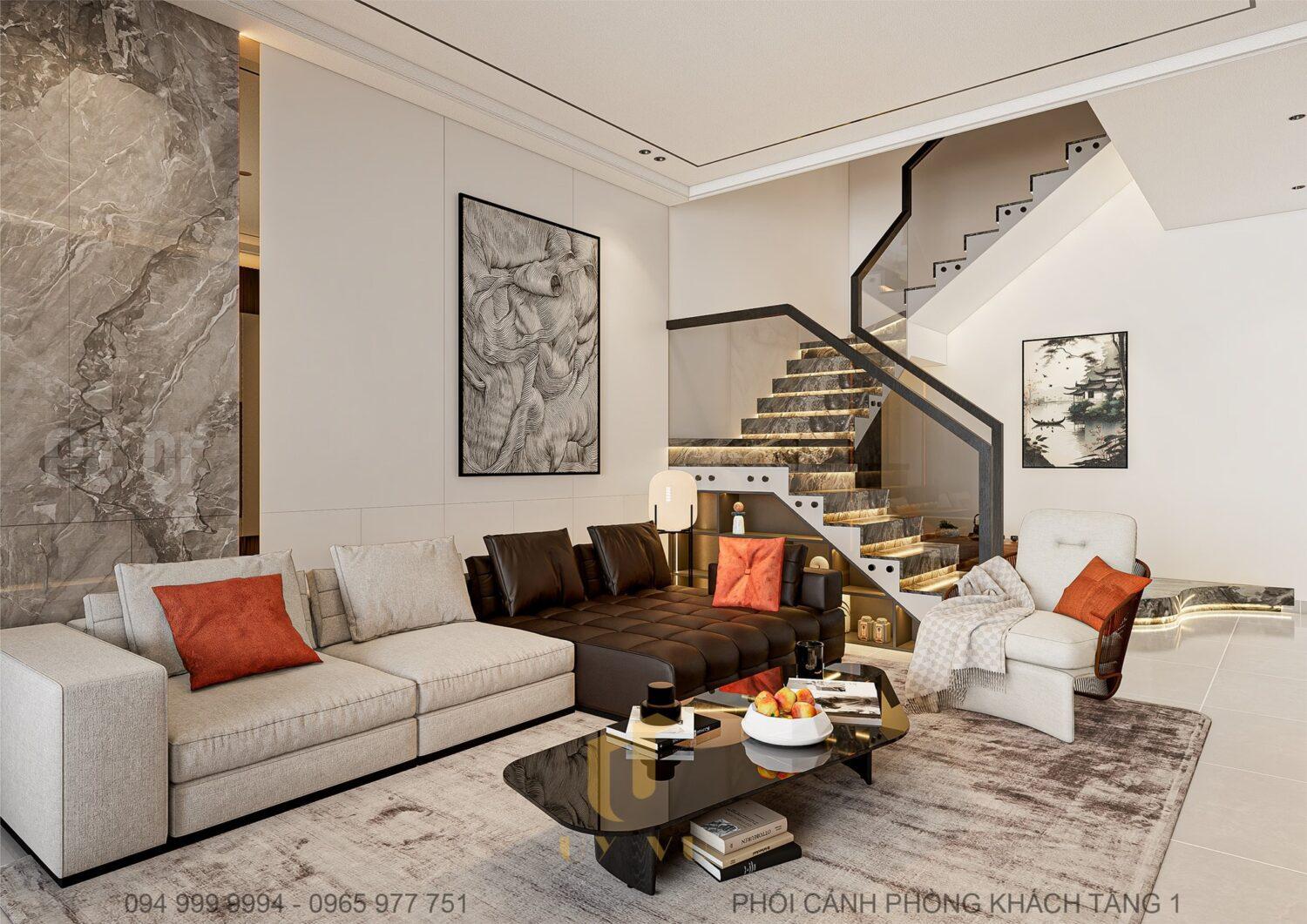 Living Room – Kitchen Interior