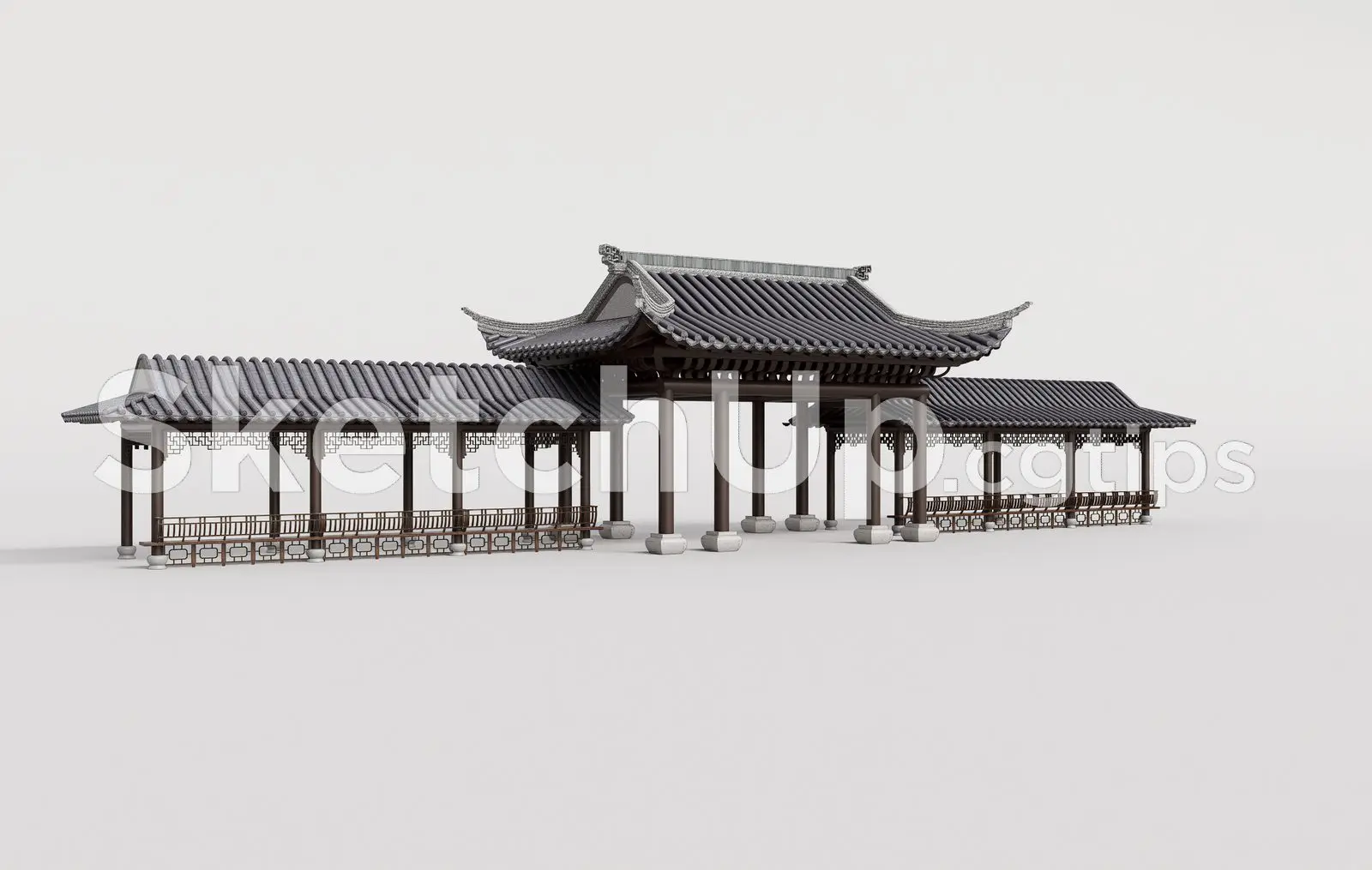Asian Traditional Pavilion Architecture