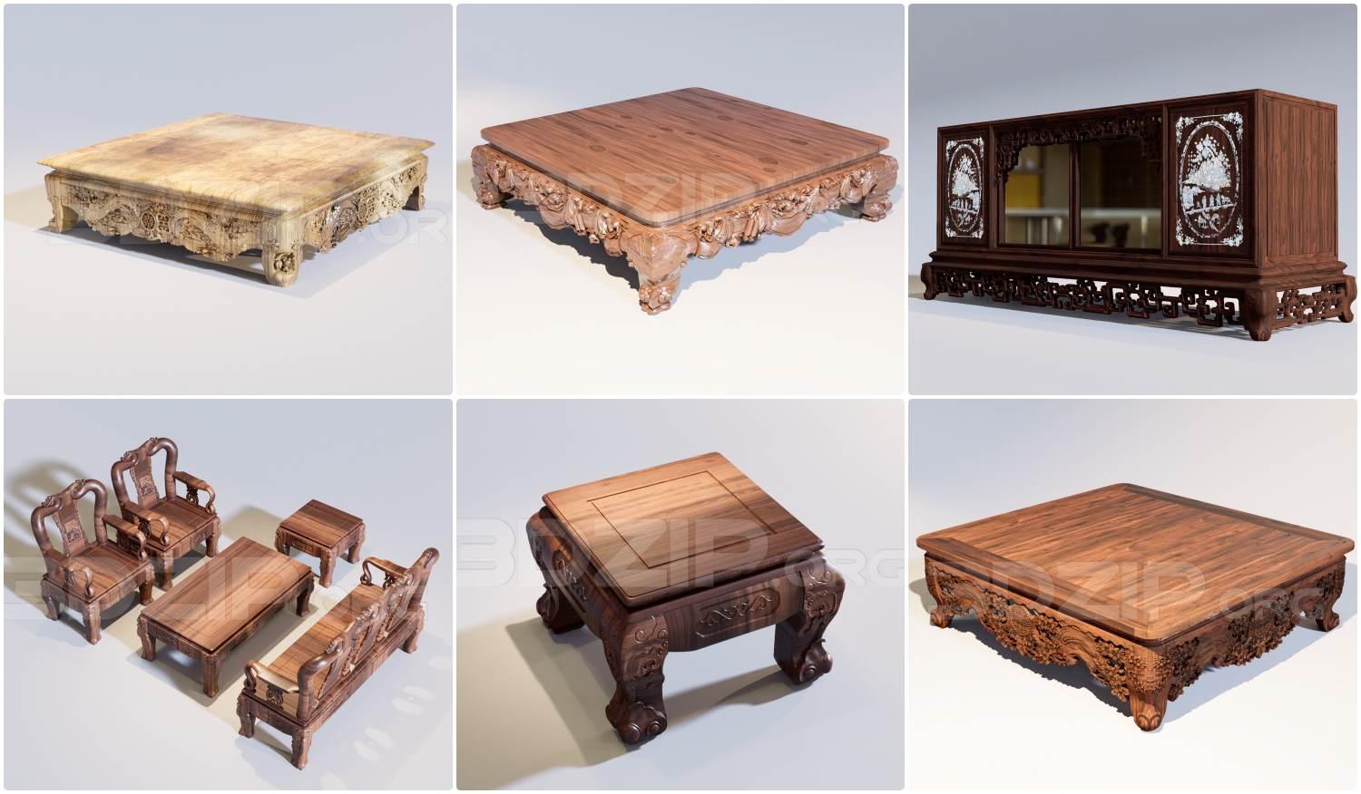 Sập gụ, tủ chè, bàn ghế sofa đồng kỵ