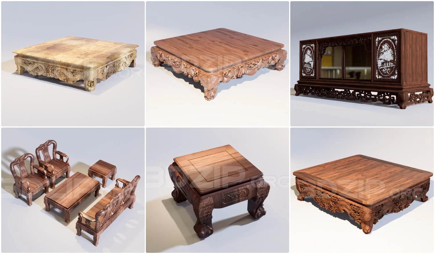Sập gụ, tủ chè, bàn ghế sofa đồng kỵ