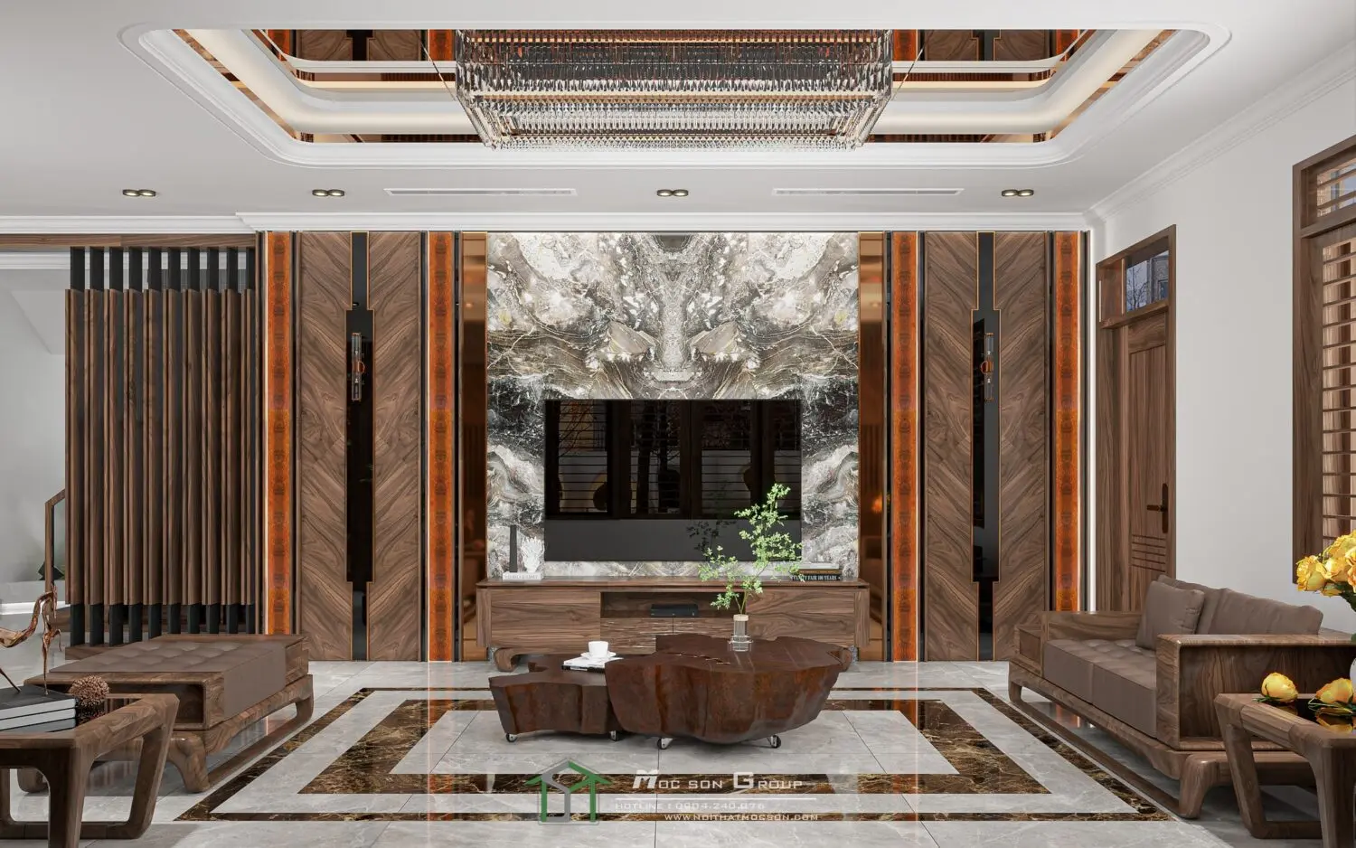 Living Room – Kitchen Interior