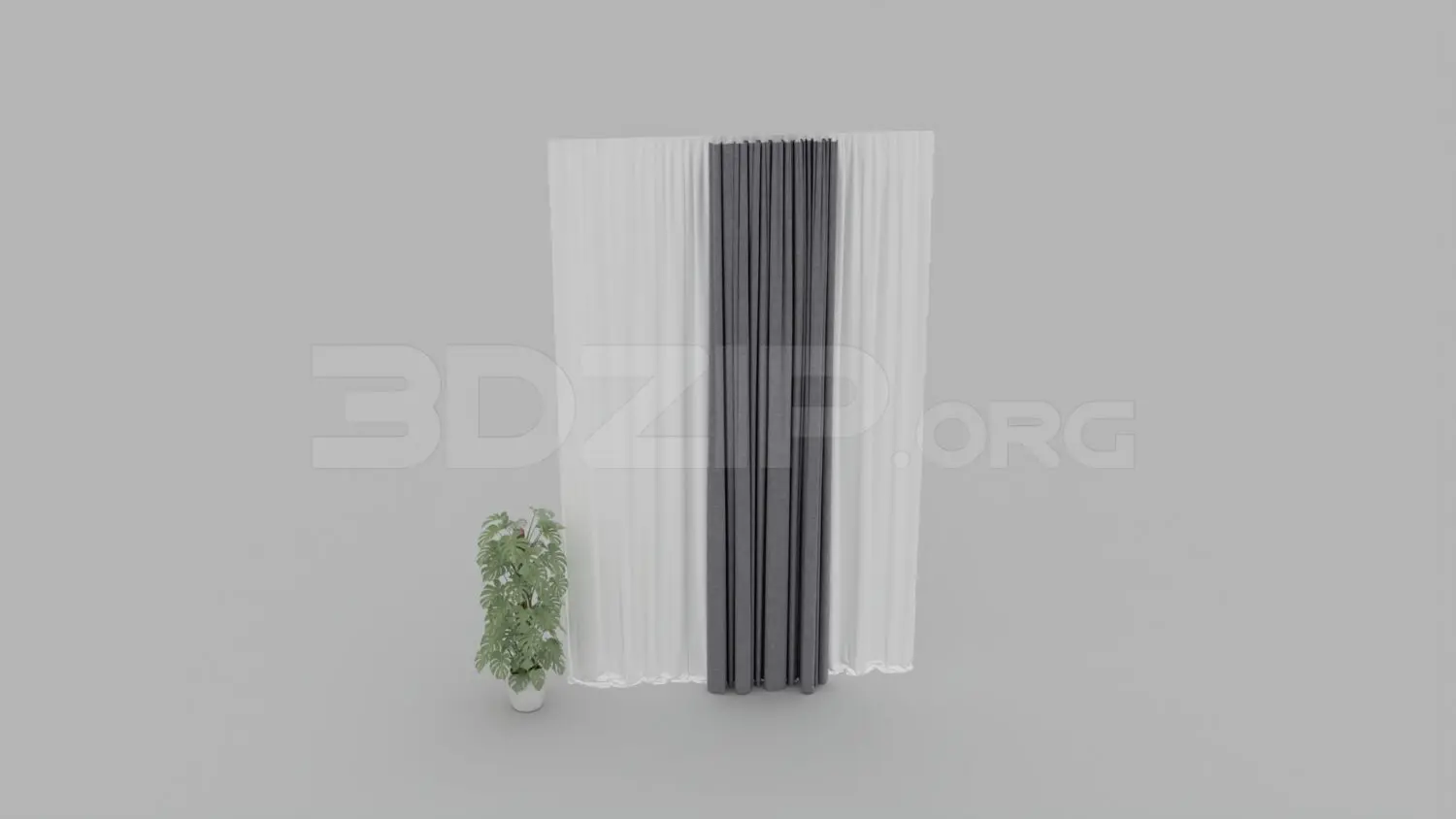 Curtains — preview 1, by Viet Long Lee (3dzip, CC0)
