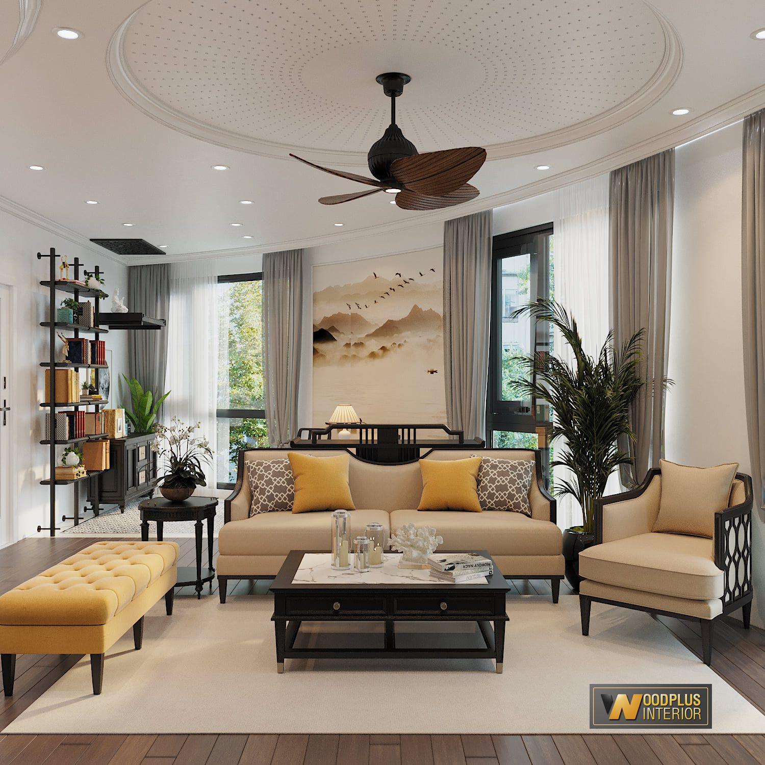 Living Room – Kitchen Interior