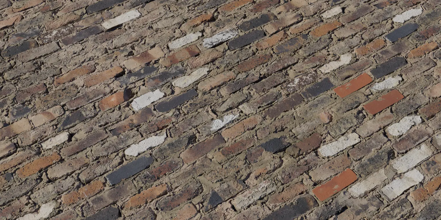 Mixed Brick Wall — preview 1, by Dimitrios Savva (Poly Haven, CC0)