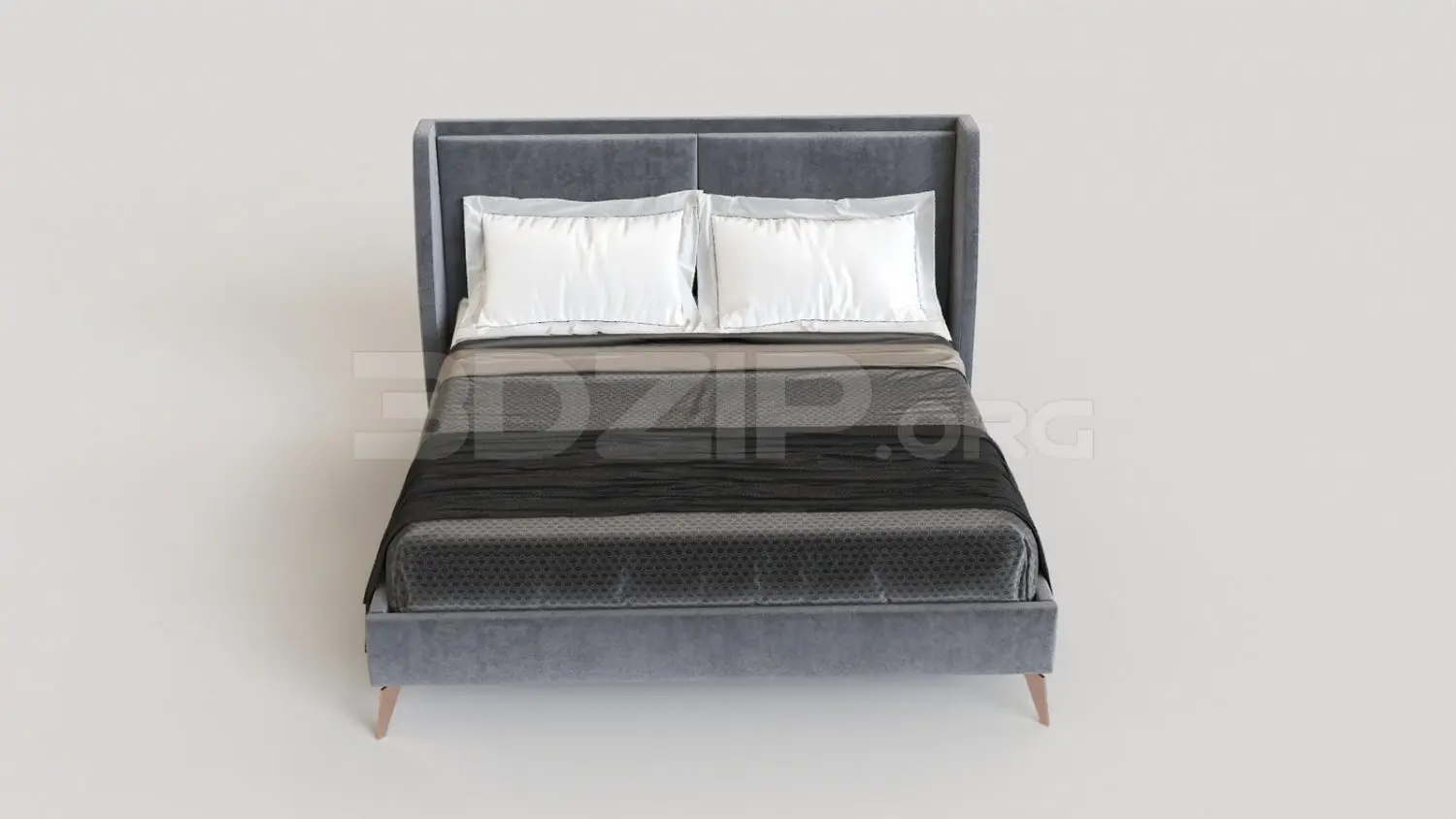 Bed — preview 1 (3dzip, CC0)
