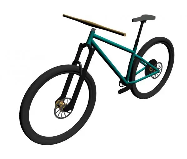 Mountain Bike 3D — preview 1, by Akos Trepinszki (RevitCity, CC0)
