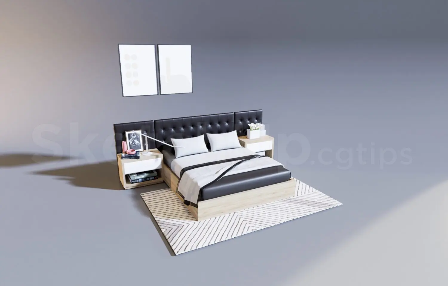 Bed — preview 1 (cgtips, CC0)