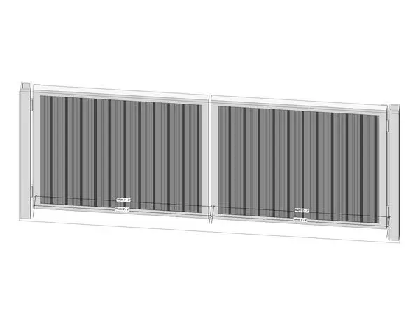 Double Gate_Trash Enclosure