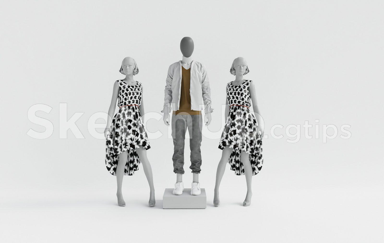A Mannequin For Fashion Clothing