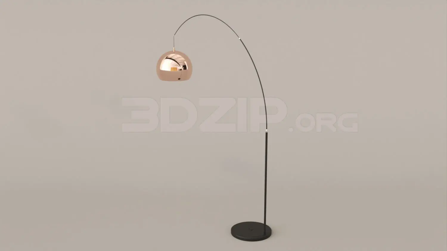 Floor Lamp — preview 1 (3dzip, CC0)